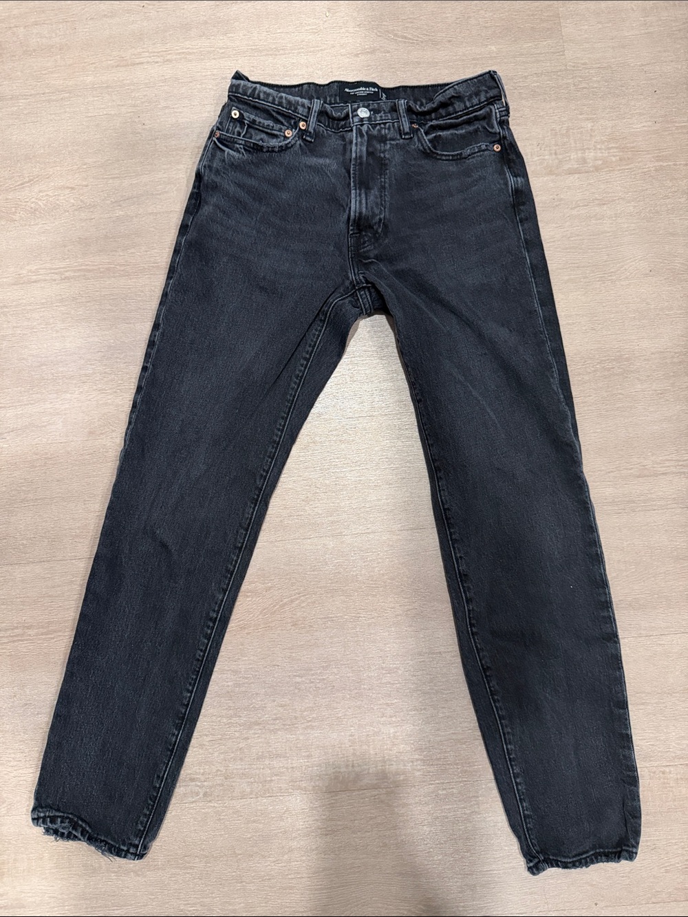 Abercrombie & Fitch Black Slim Straight Men's Jeans- Size 30x32
